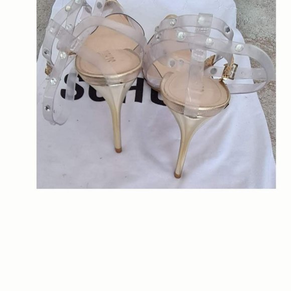 Schutz See-through Stiletto Pumps Size 8.5 - Picture 4 of 4